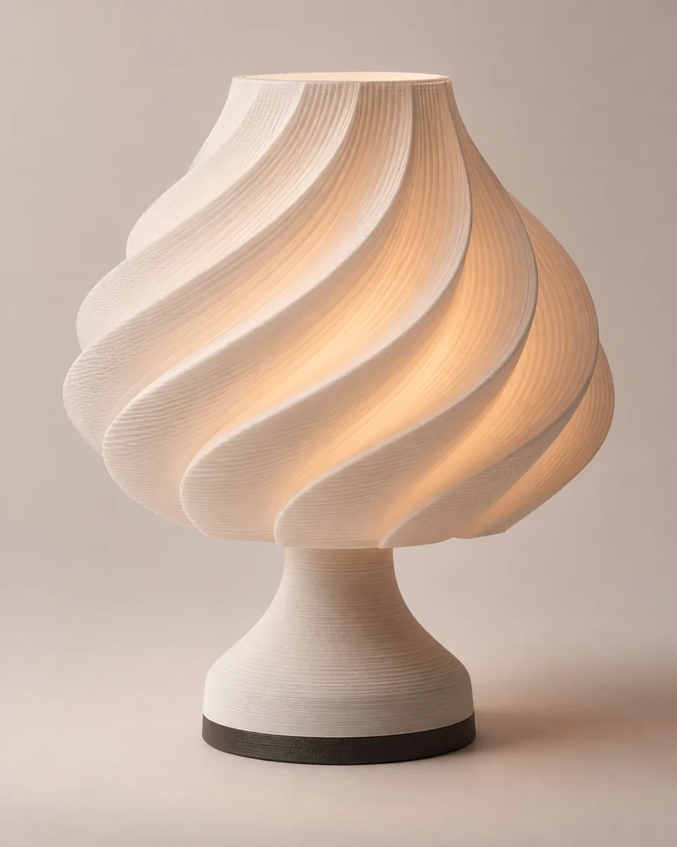 Aura — Luz difusa entre curvas contínuas.
